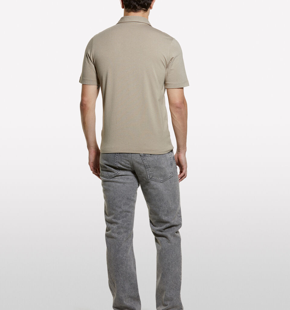 Camel slim fit polo - men's polos - Camel | Sisley image number 2
